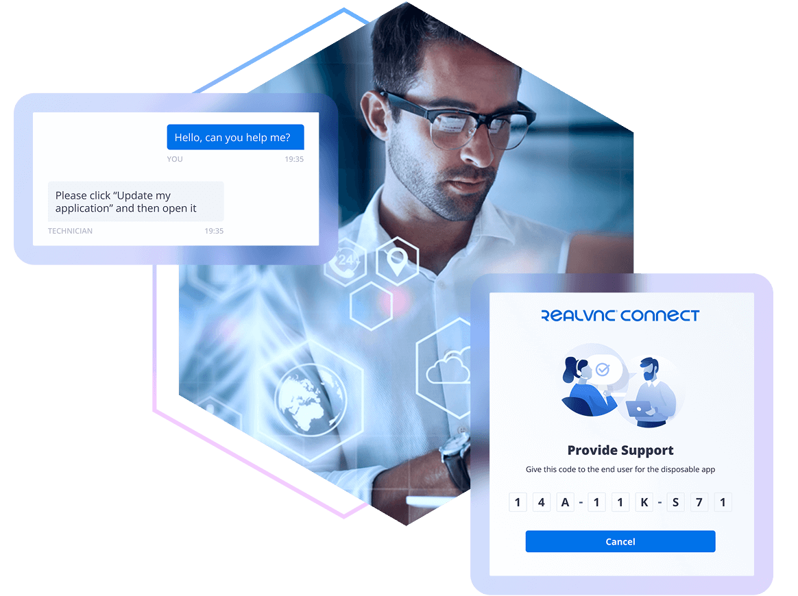 just-in-time support