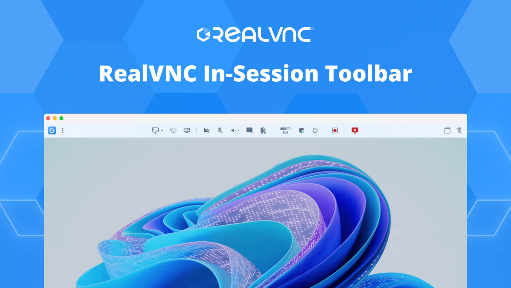 In-session toolbar feature video
